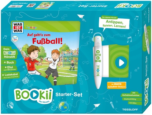 BOOKii Starter-Set WAS IST WAS Junior Auf geht´s zum Fußball!