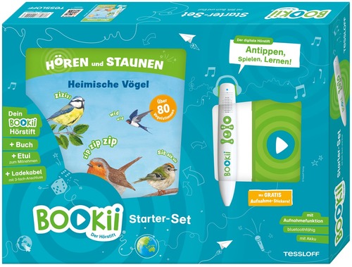 BOOKii Starter-Set Hören und Staunen Heimische Vögel