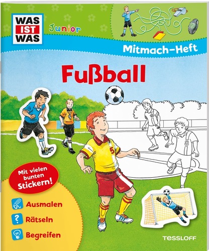 WAS IST WAS Junior Mitmach-Heft. Fußball