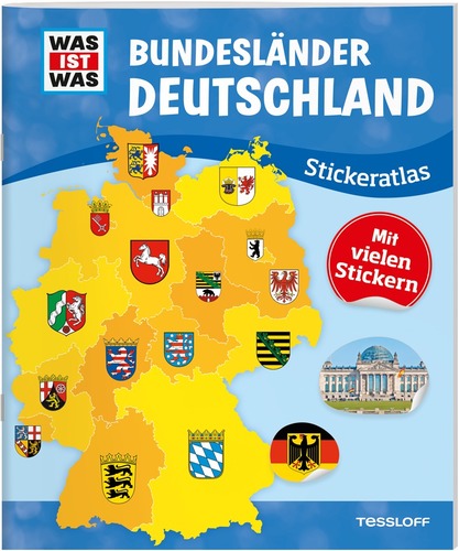 WAS IST WAS Stickeratlas. Bundesländer Deutschland