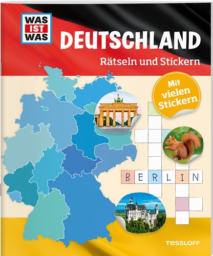 WAS IST WAS Rätseln und Stickern. Deutschland