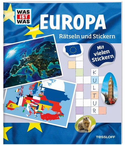 WAS IST WAS Rätseln und Stickern. Europa