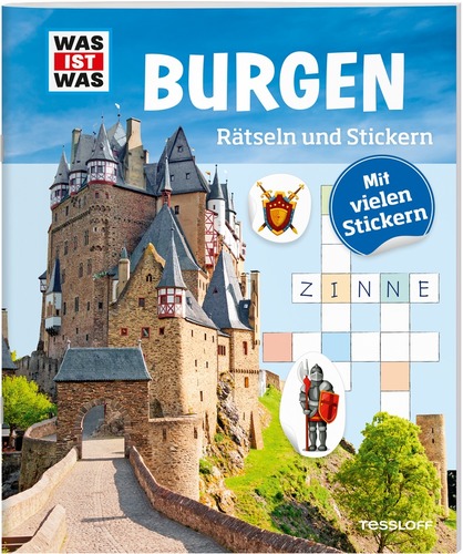 WAS IST WAS Rätseln und Stickern. Burgen