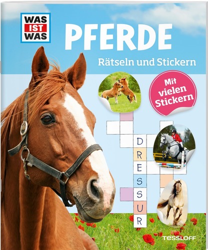 WAS IST WAS Rätseln und Stickern. Pferde