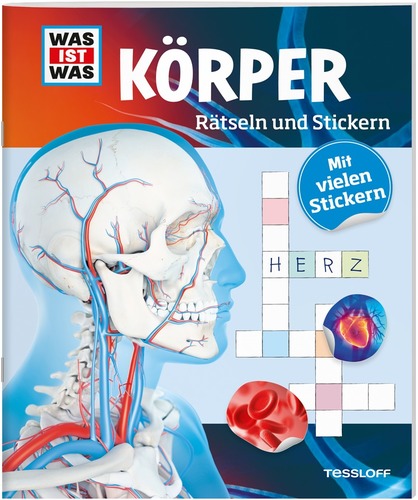 WAS IST WAS Rätseln und Stickern. Körper