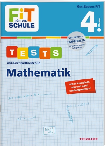 FiT für die Schule. 4. Klasse. Tests mit Lernzielkontrolle. Mathematik