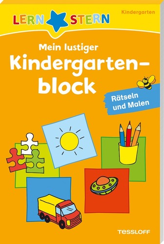 LERNSTERN. Mein lustiger Kindergartenblock. Rätseln und Malen