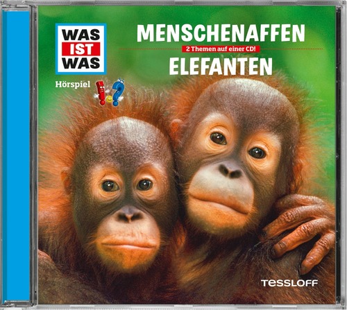 WAS IST WAS Hörspiel-CD: Menschenaffen / Elefanten