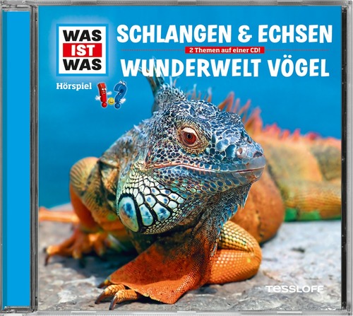 WAS IST WAS Hörspiel-CD: Schlangen und Echsen/ Wunderwelt Vögel