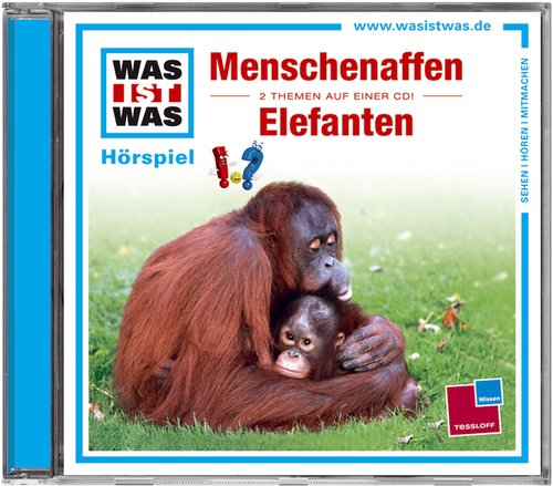 WAS IST WAS Hörspiel-CD: Menschenaffen / Elefanten