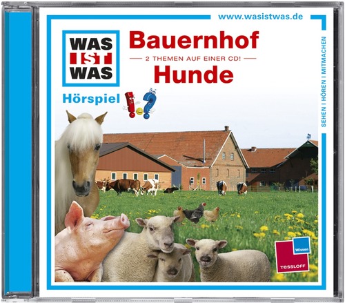 WAS IST WAS Hörspiel CD: Bauernhof /  Hunde