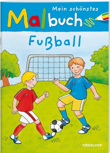 Mein schönstes Malbuch. Fußball