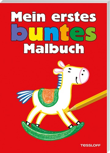 Mein erstes buntes Malbuch (Rot)