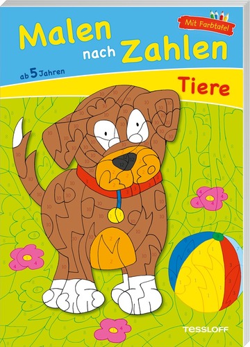 Malen nach Zahlen. Tiere