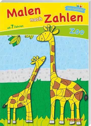 Malen nach Zahlen. Zoo