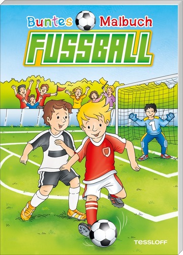 Buntes Malbuch. Fußball