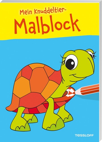 Mein Knuddeltier-Malblock. Schildkröte