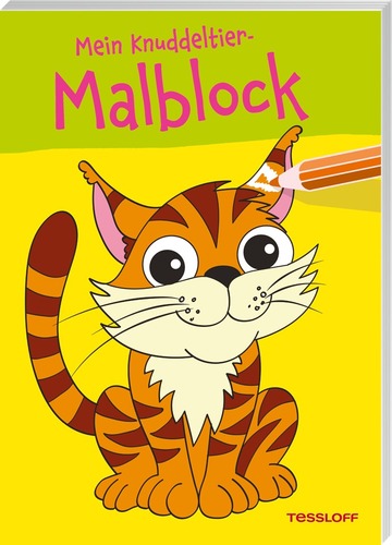 Mein Knuddeltier-Malblock. Tiger