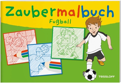 Zaubermalbuch. Fußball