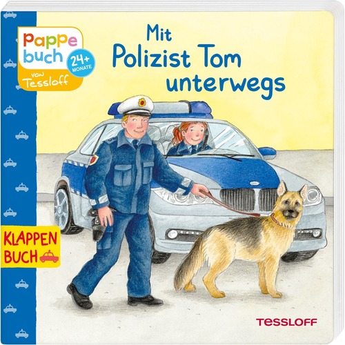 Mit Polizist Tom unterwegs. Klappenbuch