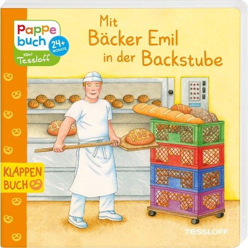 Mit Bäcker Emil in der Backstube. Klappenbuch