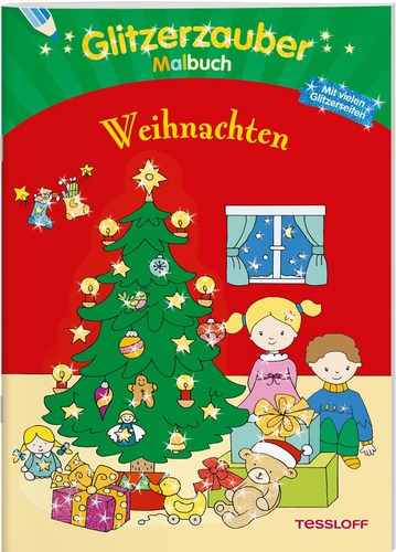 Glitzerzauber-Malbuch. Weihnachten