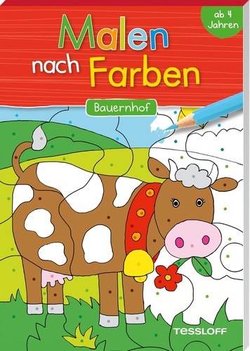 Malen nach Farben. Bauernhof