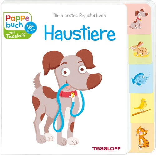 Mein erstes Registerbuch. Haustiere