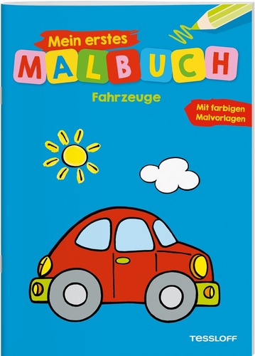 Mein erstes Malbuch. Fahrzeuge