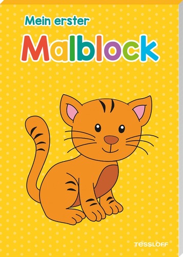 Mein erster Malblock. Katze