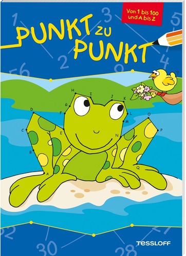 Punkt zu Punkt. A bis Z und 1 bis 100 (Frosch)