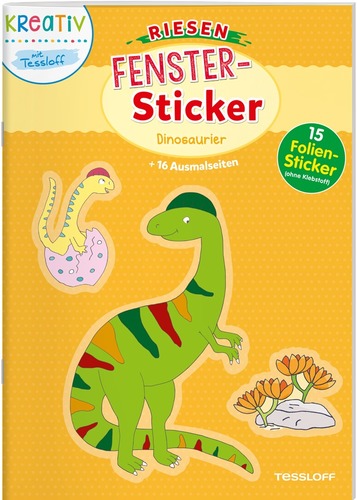 Riesen Fenster-Sticker. Dinosaurier