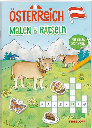 Österreich. Malen & Rätseln