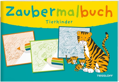 Zaubermalbuch. Tierkinder