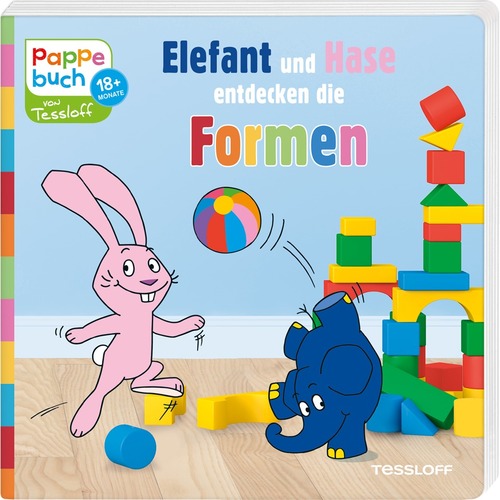 Elefant und Hase entdecken die Formen