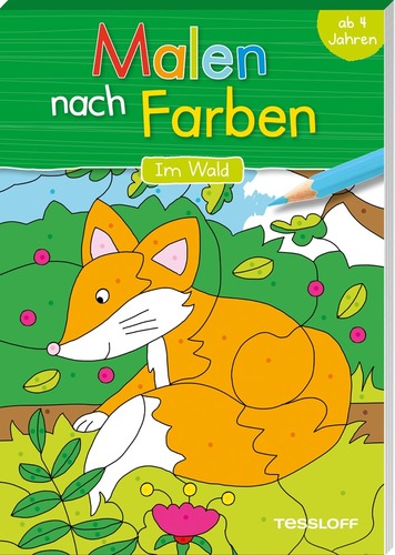 Malen nach Farben. Im Wald