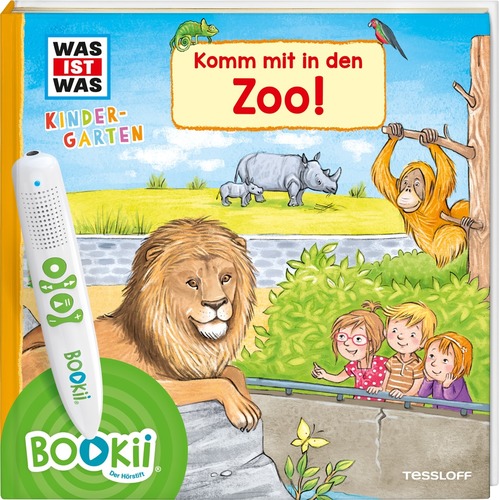 BOOKii WAS IST WAS Kindergarten Komm mit in den Zoo